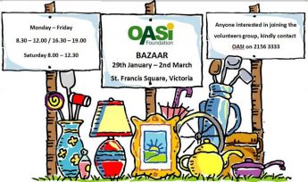 OASI Bazaar opens in Victoria this month, volunteers needed