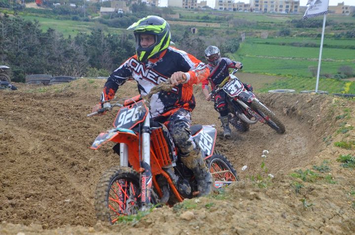 Steve Xuereb wins class A in Round 5 of Gozo Motocross Championship