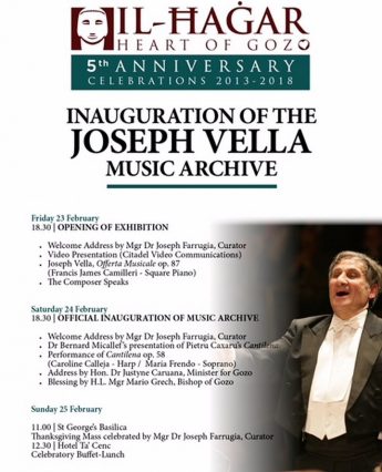 Special events to celebrate Il-Hagar Museum’s 5th anniversary