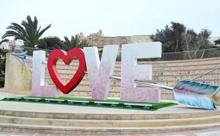 Love is in the air at the Villa Rundle Gardens for Valentine's in Gozo