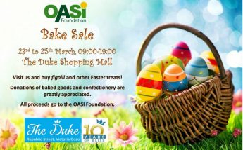 Donations of goodies needed for OASI fundraising Easter Bake Sale