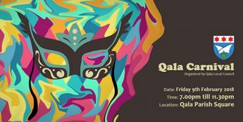 Qala Carnival 2018 this Friday evening in the Parish Square