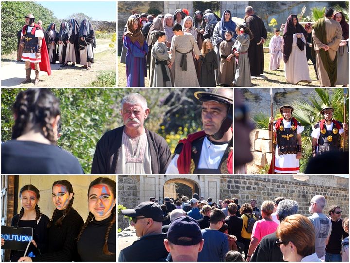 Passion event at Fort Chambray compares past and present tragedies