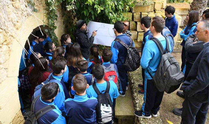 School children visit Ghar Ilma in celebration of World Water Day