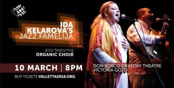 Ida Kelarova’s Jazz Famelija in Gozo as part of Valletta 2018