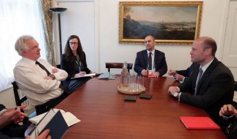 Prime Minister and David Davis discuss future relations after Brexit
