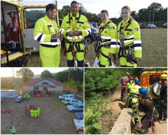 ERRC team of volunteers participate in EVOLSAR exercise