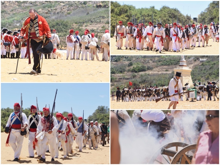The battle commences - French army lands on Gozo to take Citadel