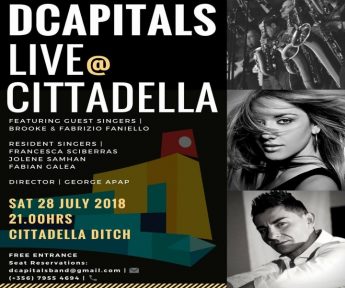 Open-air concert with the DCapitals Band at the Cittadella