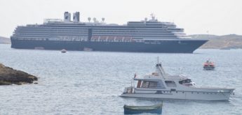 MS Oosterdam stops off at Mgarr Harbour on day visit to Gozo