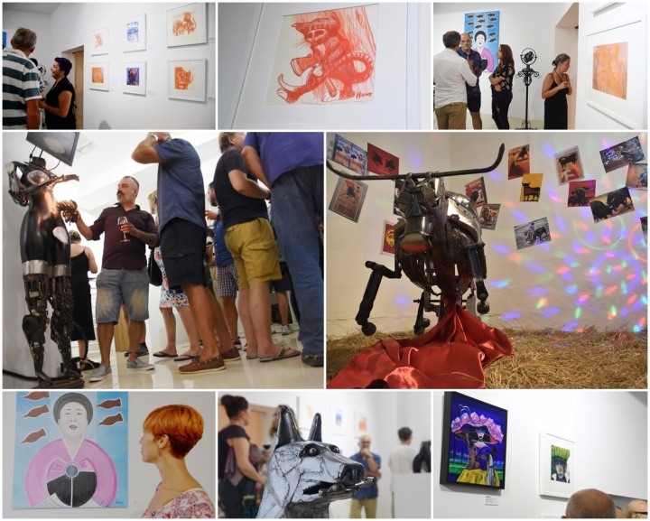 Truimvirate - Sculptures, drawings and paintings at ArtHall, Gozo