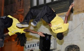 St George’s Square comes alive with fantastic acrobatic displays