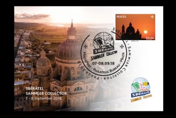Xewkija Rotunda features on latest MaltaPost Occasion Card