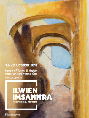 Magical Colours Exhibition by Jo Debono at Il-Hagar