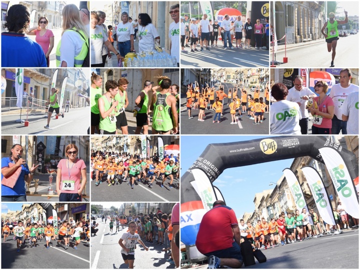 Competitors of all ages turn out for 5th OASI Cup Run in Gozo