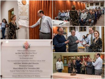 Gozo Minister inaugurates the St Gregory Musical Society hall