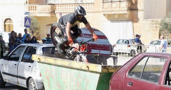 Adult and junior riders have fun in Munxar MotoTrials event