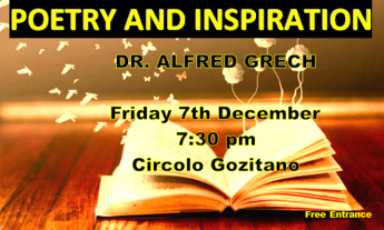 Gozo talk exploring the world of poetry with Dr Alfred Grech