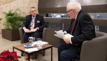 In conversation with Mr Joseph R Grima at the Central Bank of Malta In conversation with Mr Joseph R Grima at the Central Bank of Malta