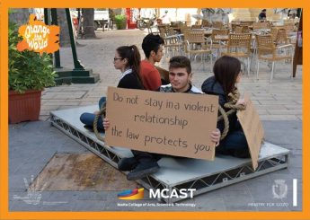 MCAST Gozo students in activism against Gender – Based Violence