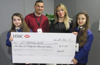 €21,000 from plastic caps – winning school is GC San Lawrenz Primary