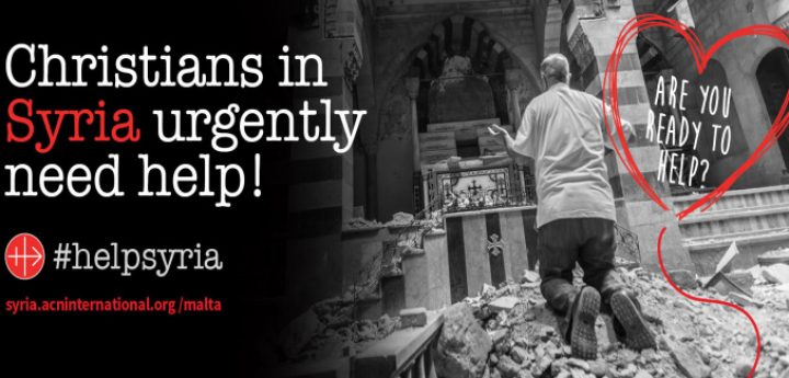 ACN Malta campaign to provide emergency aid packages for Syria