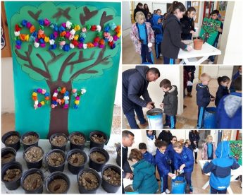 Arbor Day celebrated by the Friendly School of San Lawrenz