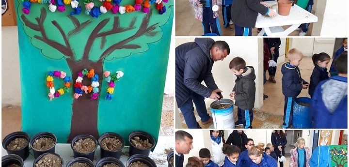 Arbor Day celebrated by the Friendly School of San Lawrenz