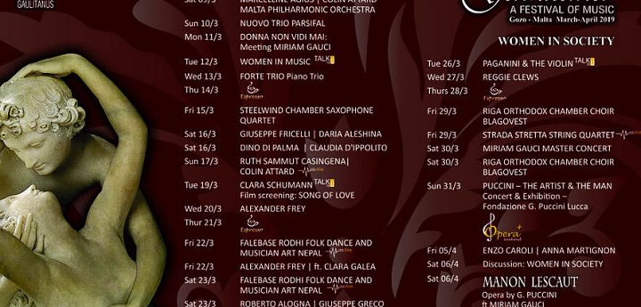 Programme announced for Gaulitana Festival Festival of Music 2019