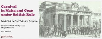 Carnival in Malta and Gozo under British rule: Il-Hagar talk Carnival in Malta and Gozo under British rule: Il-Hagar talk