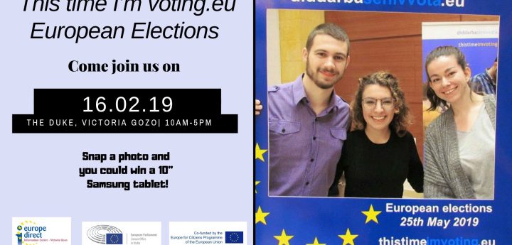European Parliament Elections event in Gozo – This time I’m voting.eu