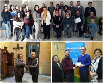 SCH presentation of proceeds from Carols by Candlelight 2018