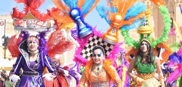 Carnival festivities enjoyed by large crowds in Xaghra on Sunday