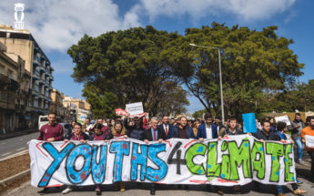 Students united in Malta for international Climate Change march