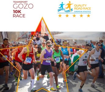 5-Star Race Certification awarded to the Gozo Half Marathon 10K