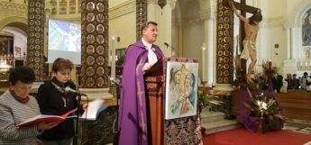 Bishop leads Diocesan Via Crucis in Ta’ Pinu Sanctuary