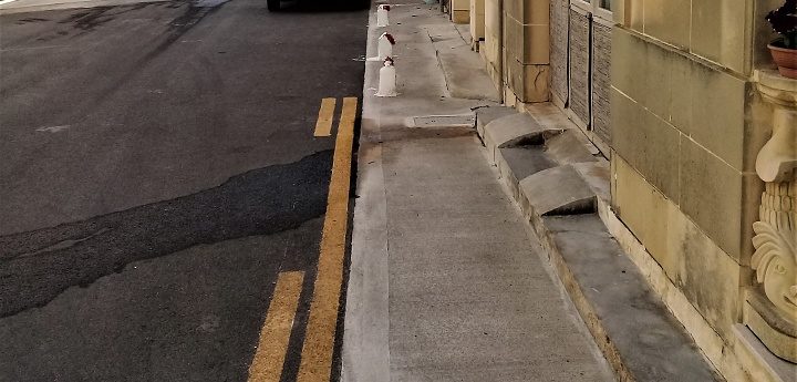 Once more a request to please attend to our sidewalk