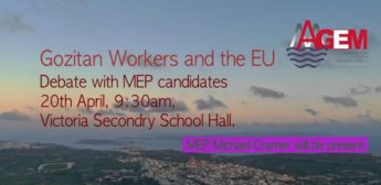 Gozitan Workers and the EU – debate with MEP candidates