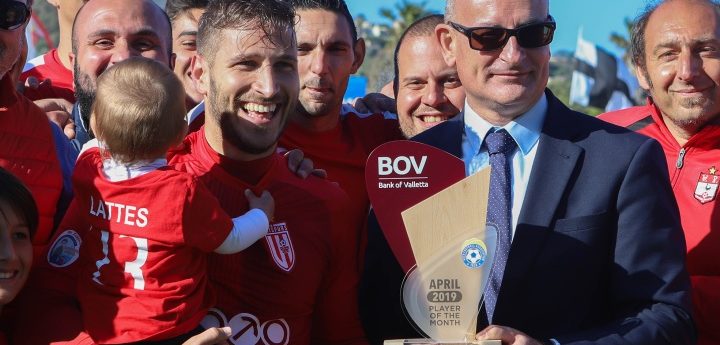 Emiliano Lattes is the BOV GFA Player of the Month for April