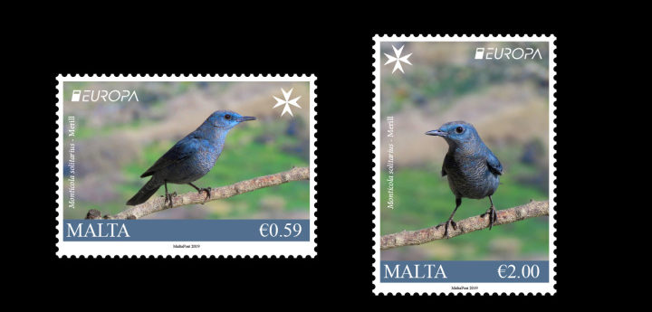 Blue Rock Thrush features on new National Birds stamp set