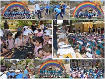 Children celebrate World Environment Day at the Villa Rundle