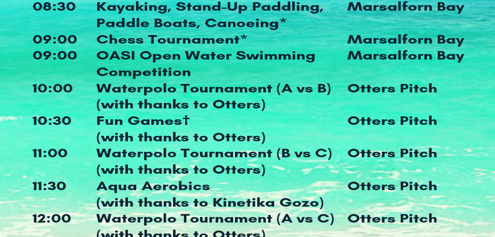 OASI Aqua FunDay for all the family to enjoy at Marsalforn Bay