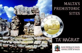 €2 commemorative coin issue commemorates Ta’ Hagrat Temples