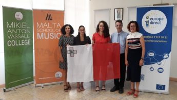 Two students represent Malta at Europe en Berry Touraine