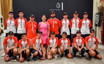 Gozo Scouts members at the World Scout Jamboree North America