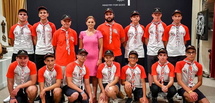 Gozo Scouts members at the World Scout Jamboree North America