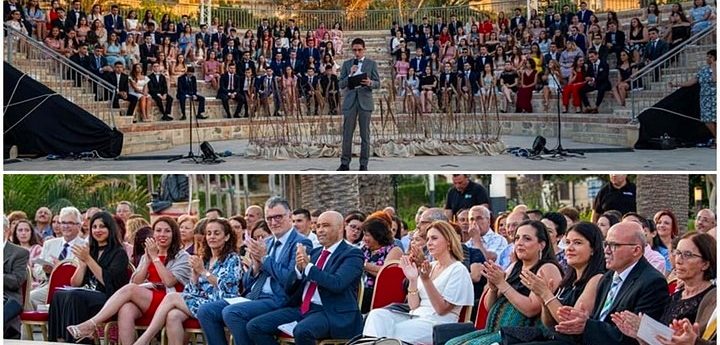 Ceremony for students graduating from Sir M. A. Refalo Sixth Form