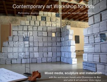 Contemporary art workshops free of charge for kids in Gharb