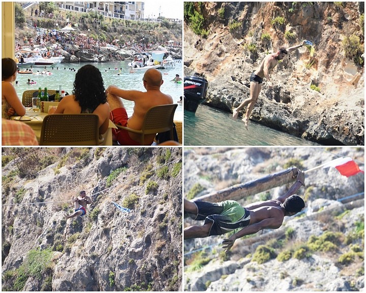 Xlendi Gostra and watersports for Feast of Our Lady of Mount Carmel