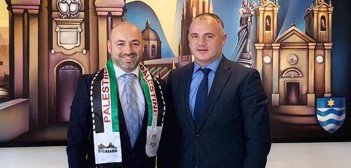 Palestinian Ambassador to Malta pays courtesy visit to Ghajnsielem